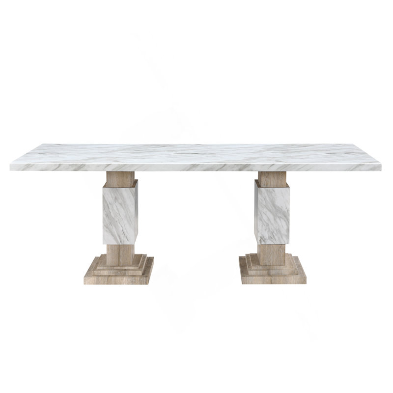 STACEY BEIGE DINING TABLE