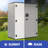 4 ft. W x 2 ft. D Polyethylene Plastic Vertical Tool Shed-102355332