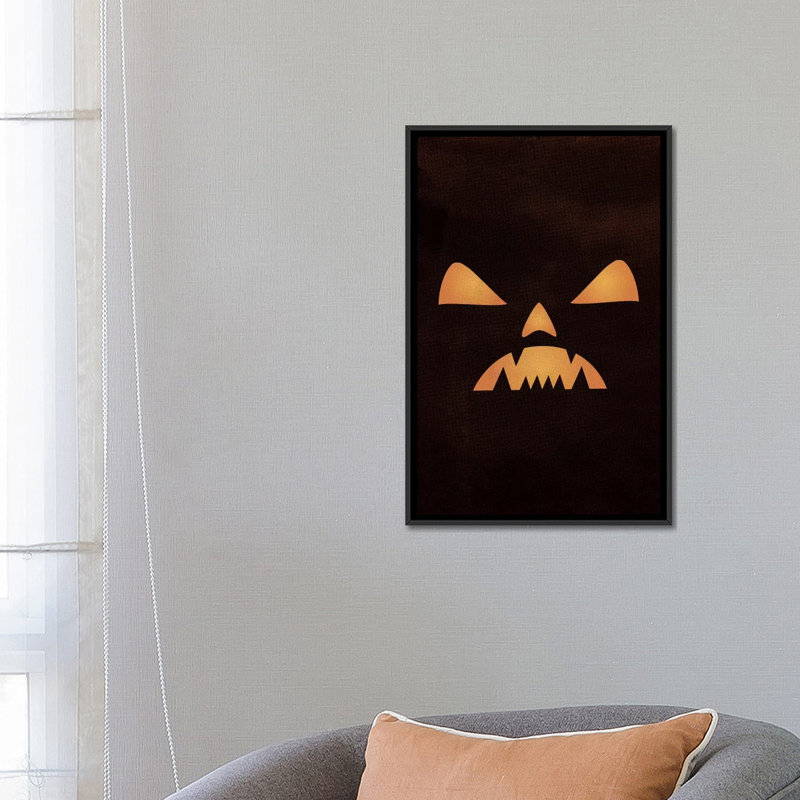 «The Nightmare of the Jack-O'-Lantern Lantern», impression sur toile tendue, H 26 po x l 18 po x P 1,5 po, Pas de tapis