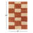 Anemone Checkered Wool Shag Rug-1491536487