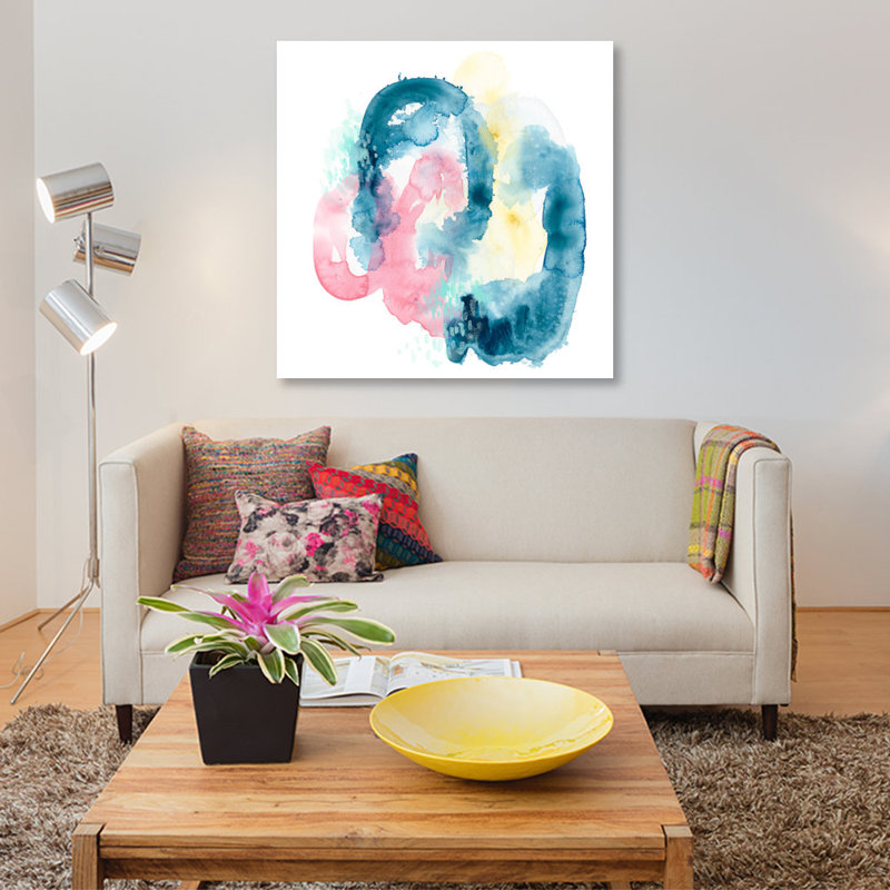 « intrigue iv », impression sur toile, H 12 po x l 12 po x P 1,5 po, Pas de tapis, Toile tendue