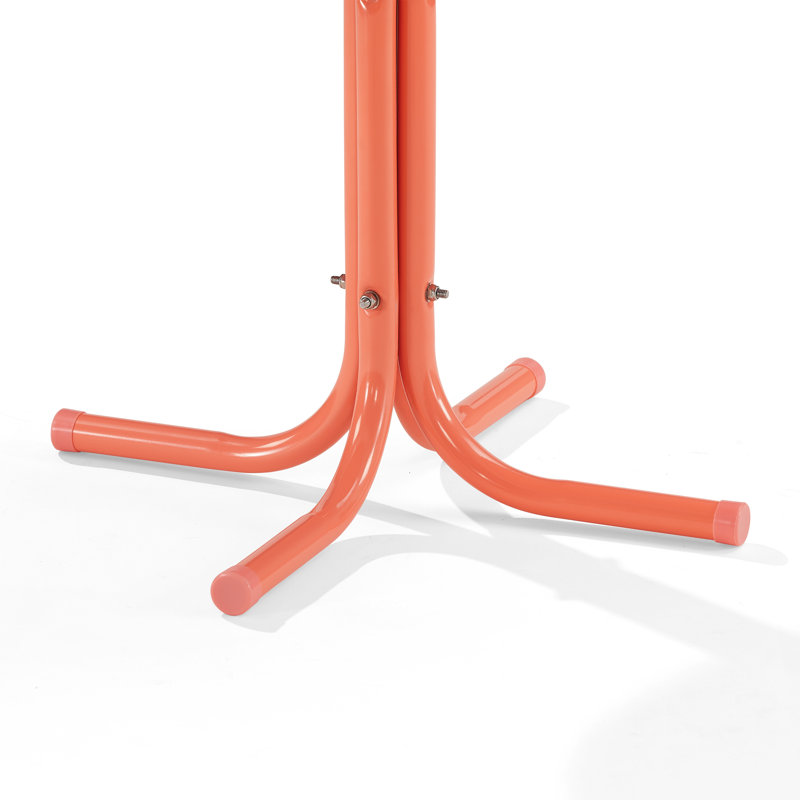 Table d'appoint en acier Burley, Lustre turquoise