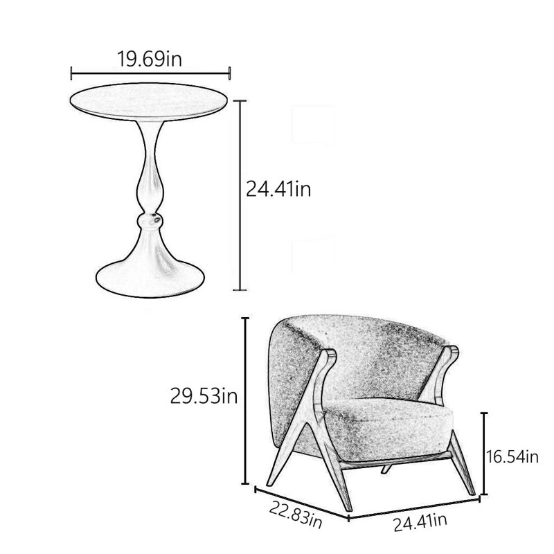 Fauteuil Wabi-sabi