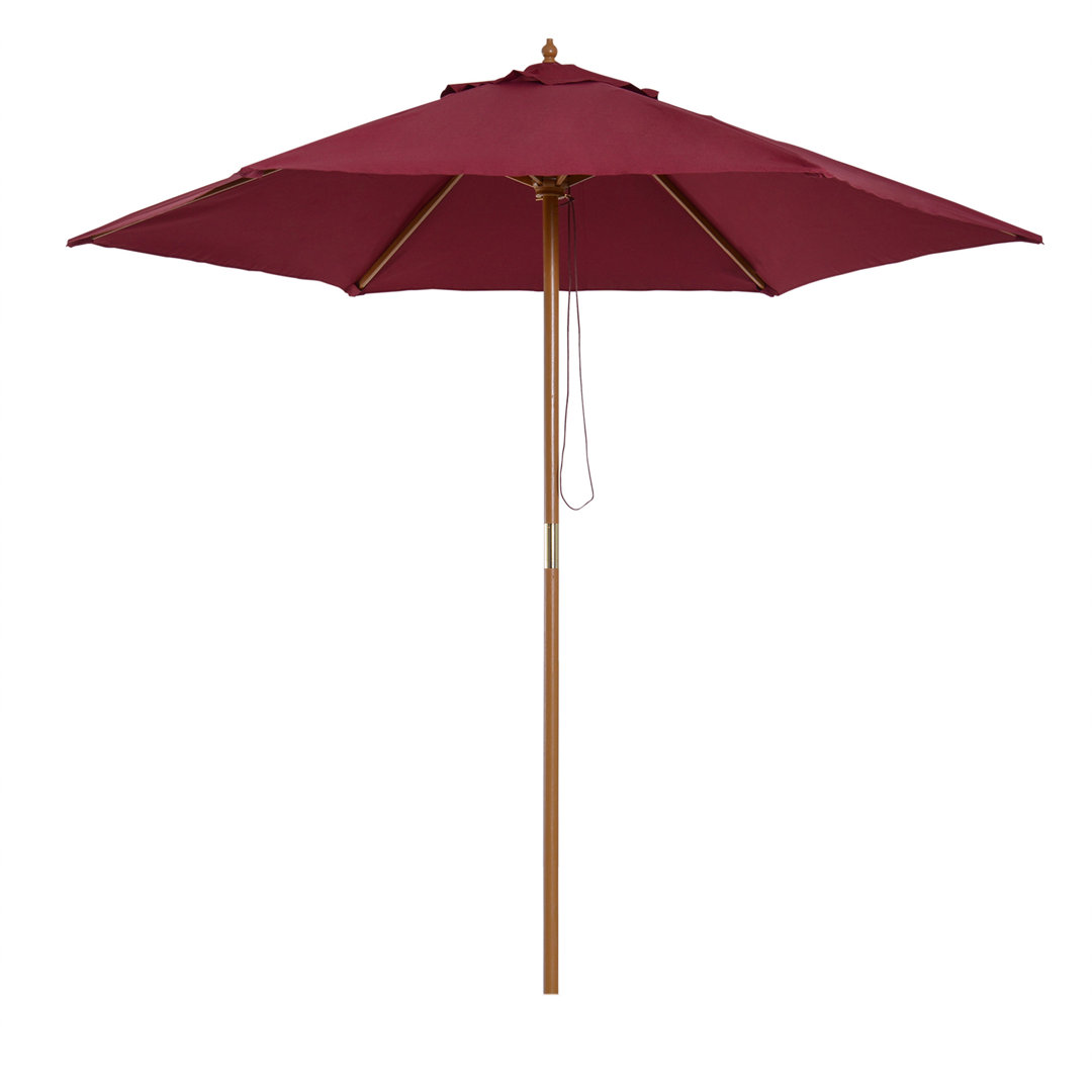 Brenlee 250cm Traditional Parasol with Pulley Lift