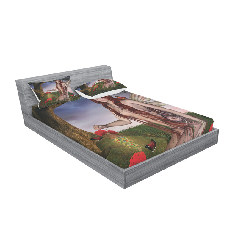 Microfiber Sheet Set, Full Sheet Set with Fitted Sheet