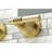 Kingston Brass Milano Two-Handle 3-Hole Wall Mount Roman Tub Faucet-59137449