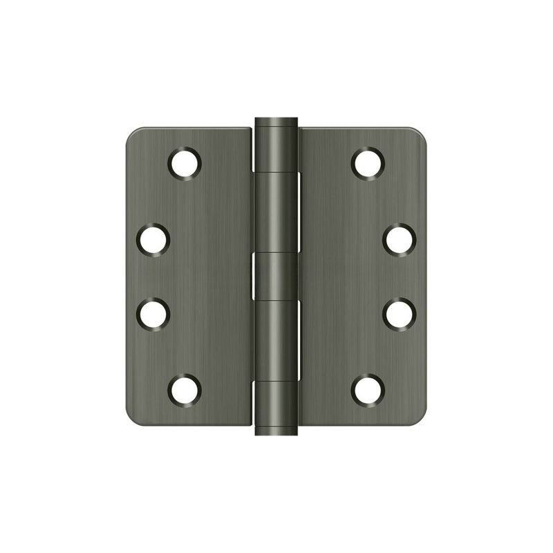 Steel Butt Bearing Hinge, Antique Nickel
