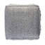 Repose-pieds en laine 18 po gris