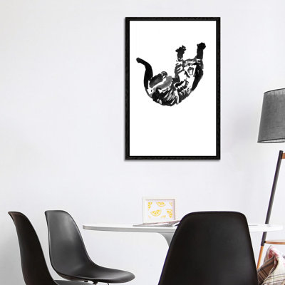 Falling Cat by Péchane - Print on Canvas