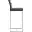 Upholstered Counter Stool with Metal Frame-2082654160-2082654161