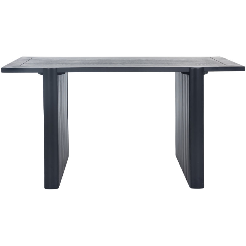 Table de salle à manger Sumrall, Noir, noir, noir, noir, H 30 po x L 58 po x l 31,5 po
