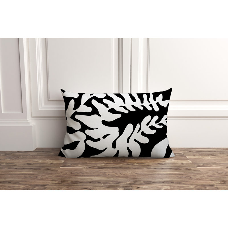 Housse et insert de coussin extérieur Garrison, Noir