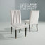 Chaise parsons rembourrée en velours Antonella-1689352621