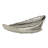 Aluminum Metal Live Edge Silver Decor Tray