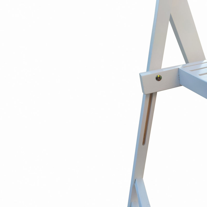 Chaise pour événement spécial pliante en bois à lattes Furniture, ensemble de 4