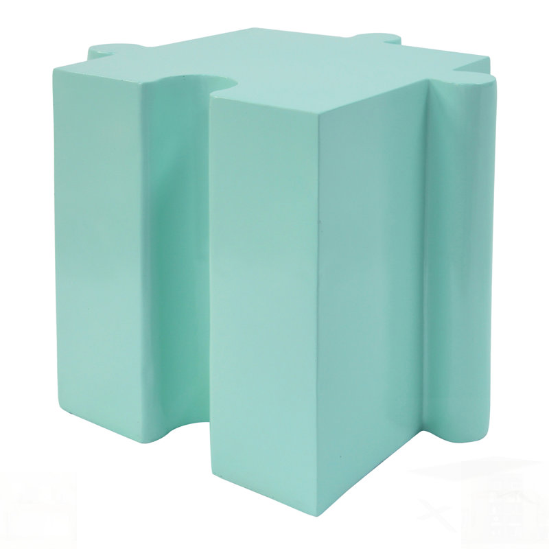 Ensemble de 3 tables de casse-tête artistiques, tables d'appoint modulaires MGO à conception emboîtable pour une utilisation intérieure et extérieure, grande capacité et polyvalence
