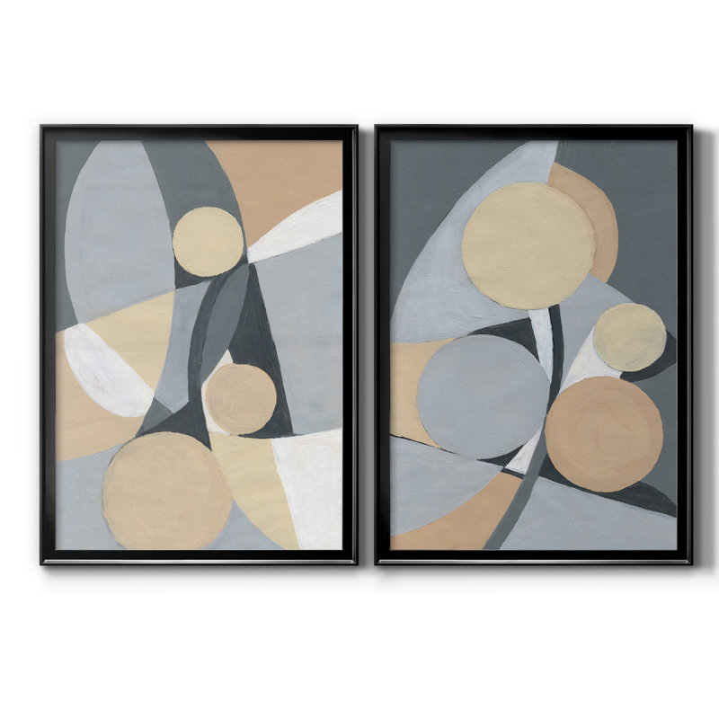 Millenium I - ensemble de 2 reproductions d'art, Pas de tapis, H 31,5 po x l 47 po x P 1,5 po, H 22,5 po x l 61 po x P 3 po