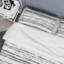 Ensemble de housse de couette en microfibre noir / blanc 3 pièces-747270981