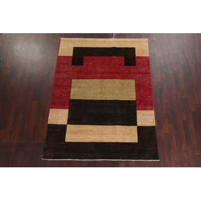 One-of-a-Kind 5'10" X 8' New Age Wool Area Rug in
