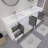 84" Double Sink Bathroom Vanity Set-1398312293