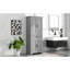 Armoire de salle de bain grise - spacieuse, 1 tablette réglable, armoire basculante en finition, plusieurs compartiments-977729297-977729303