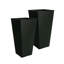 Acerra 25" Square Resin Planter Box set