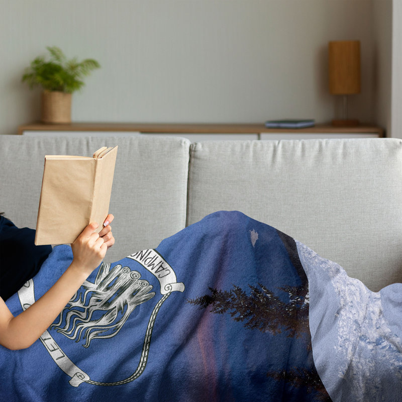 Hand Woven Throw Blanket, 70" x 90"