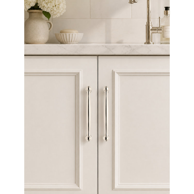 10 Pack Polished Nickel Cabinet Pulls 5 Inch(128mm)