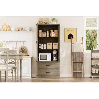 Grand garde-manger autoportant avec portes de grange - Modern Farmhouse