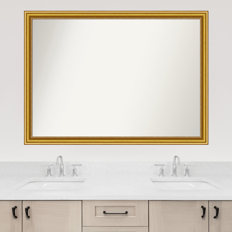Tailey Solid Wood Frame Mirror, 34.75" x 47.75"