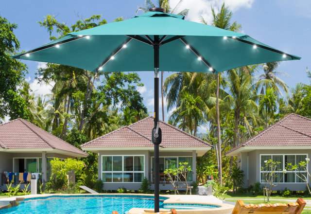 Lighted Patio Umbrellas