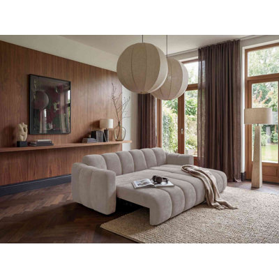 Michell 6 Seater Chenille Sofa Bed