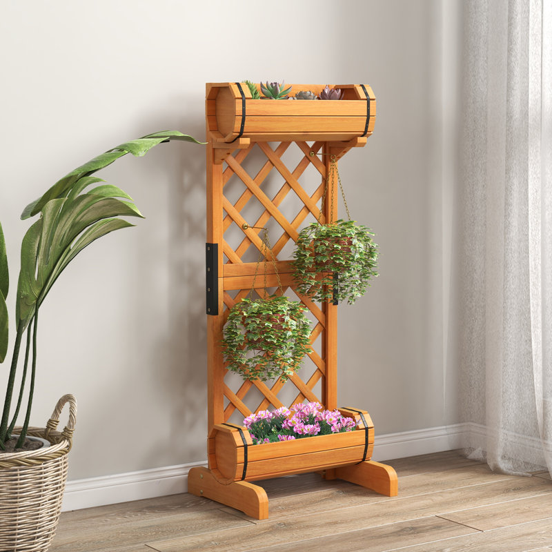 Jardin vertical en bois massif Pacchiana 1,5 pi x 1 pi