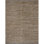 Tapis géométrique beige en cuir tissé à la main Nakke