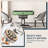 42.13"Modern Minimalist Fully Automatic Foldable Household Dining & Mahjong Table