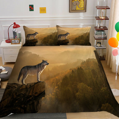 Emitt Abstract Duvet Cover with Pillowcases Included