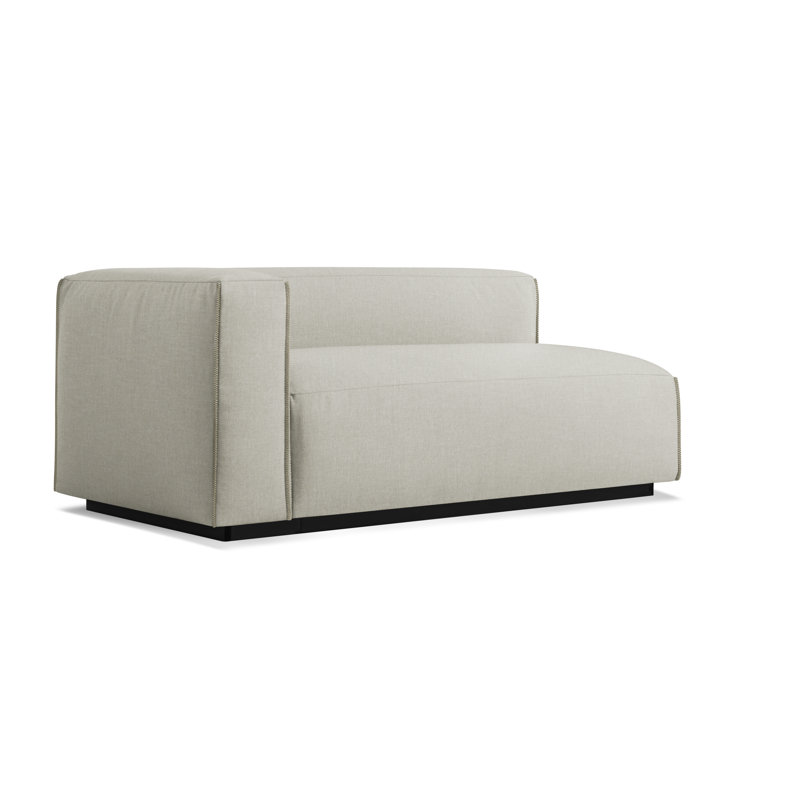 Cleon Chaise Lounge, Maharam Meld in Panda, Left Hand Facing