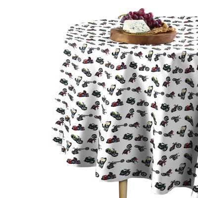 Clackamas Geometric Round Tablecloth