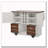 54" Farmhouse Kitchen Island With Drop Leaf, Power Outlet, Kitchen Storage Cart With 2 Doors, 2 Drawers, Rolling Kitchen Island On 4 Large Wheels With Spice Rack For Kitchen, Dining Room-654869051