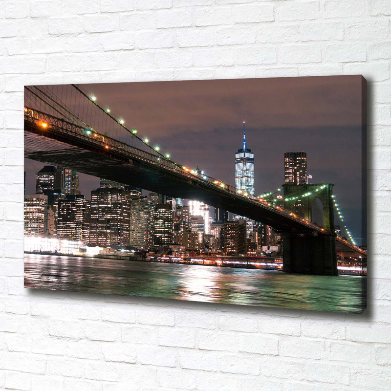 Manhattan New York - No Frame Print on Canvas