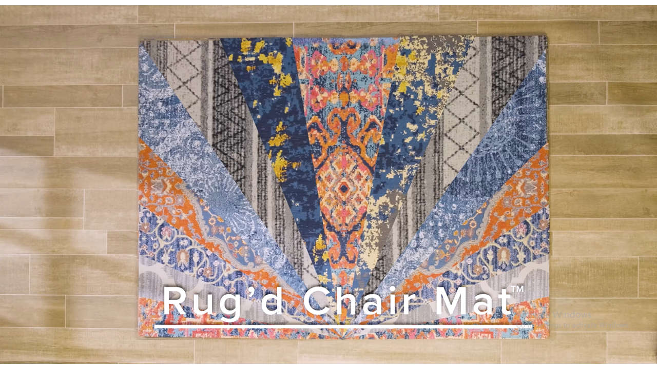 Anji Mountain RUG'D Chair Mats - 1/4 X 36 X 48 - 25 Designs To