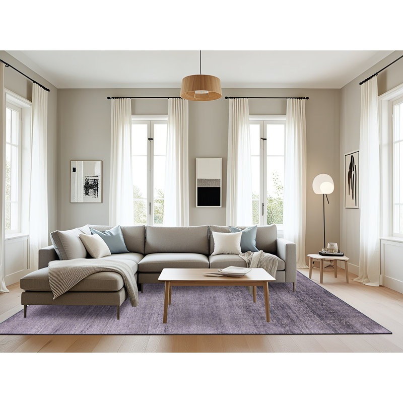 Tapis mauve Carnelian, Rectangle 8 pi x 10 pi