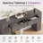 55.12'' Console Table With Drawers And LED Light-663281785