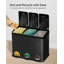 Steel Step On Kitchen Trash Can - 45L-101898741