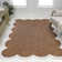 Manado Classic Cottage Two-Tone Scalloped Terra/Cream Indoor/Outdoor Rug