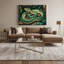 Art sauvage sur toile vert-412996044