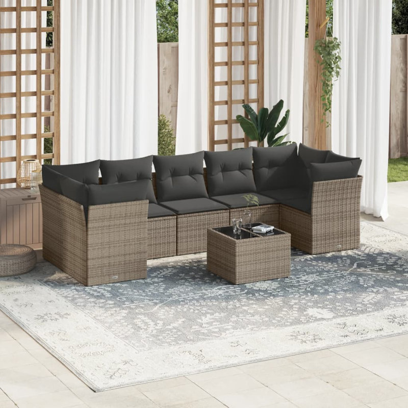 Ensemble de canapé de jardin Vidaxl