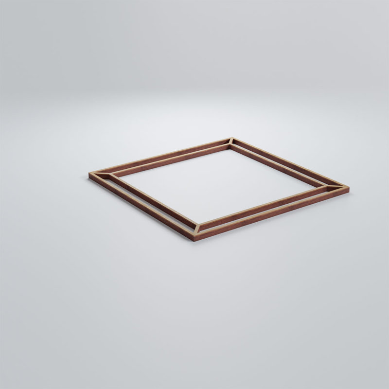 Panneaux muraux décoratifs en bois Fairplay, Hickory, H 11,375 po x l 11,375 po x P 0,375 po