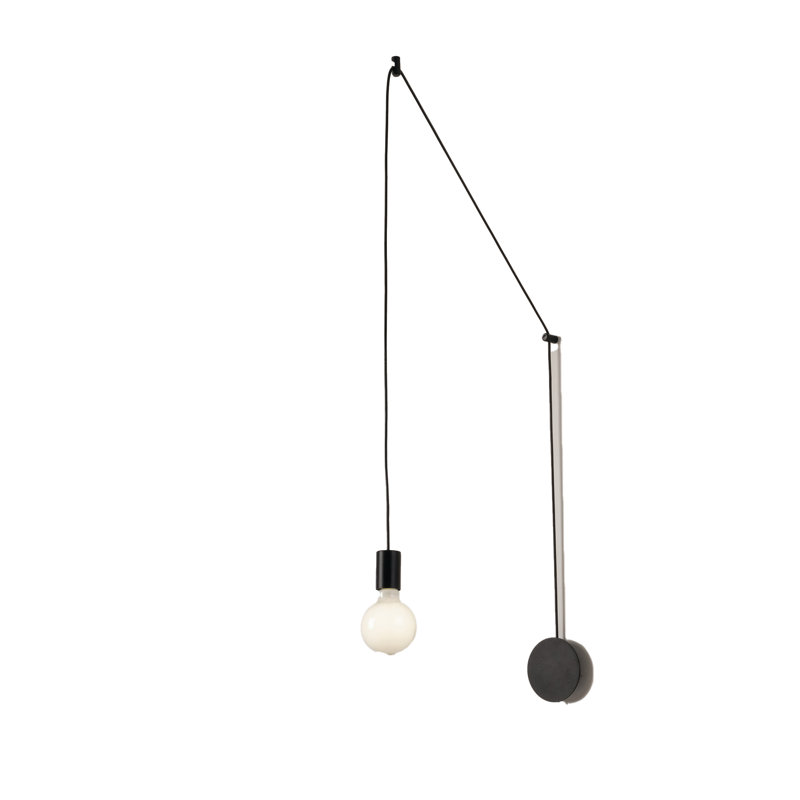 Candus Flush Mount, Black, Black