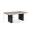 Mobilier de salle à manger en bois doux et rectangulaire